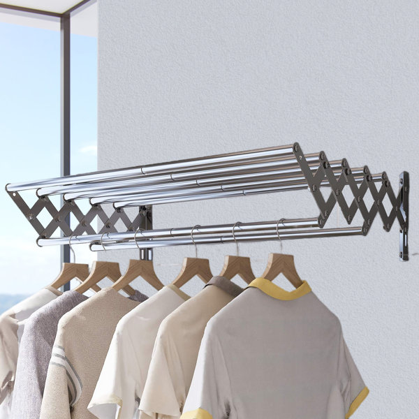 Rebrilliant WallMounted Drying Rack & Reviews Wayfair